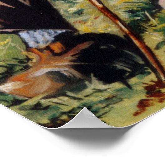 Landwirtschaft/Labrego/Bauer Poster (Ecke)