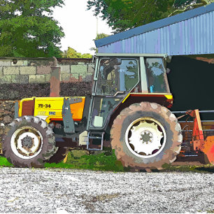 LANDWIRTSCHAFT LEINWANDDRUCK