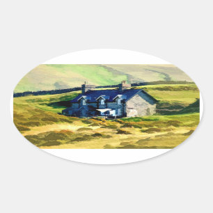 LANDWIRTSCHAFT OVALER AUFKLEBER