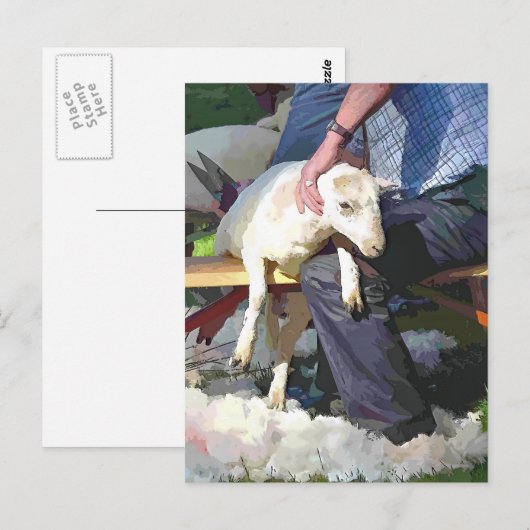 LANDWIRTSCHAFT POSTKARTE (Vorne/Hinten)