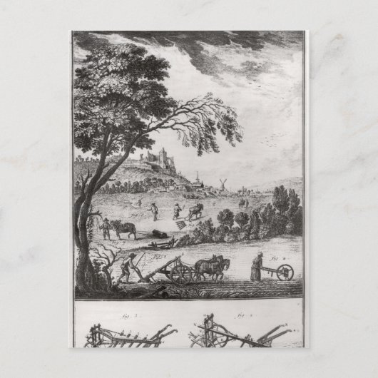 Landwirtschaft Postkarte (Vorderseite)