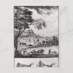 Landwirtschaft Postkarte