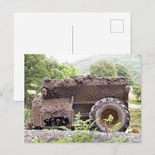 LANDWIRTSCHAFT POSTKARTE (Vorne/Hinten)