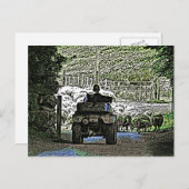 LANDWIRTSCHAFT POSTKARTE (Vorne/Hinten)