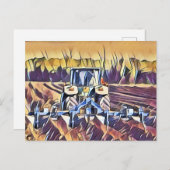 LANDWIRTSCHAFT POSTKARTE (Vorne/Hinten)