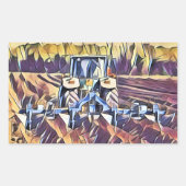 LANDWIRTSCHAFT RECHTECKIGER AUFKLEBER (Vorderseite)