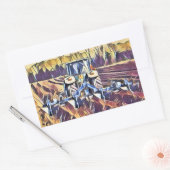 LANDWIRTSCHAFT RECHTECKIGER AUFKLEBER (Umschlag)