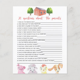 Landwirtschaft - Spiele - 20 Fragen zu den Eltern