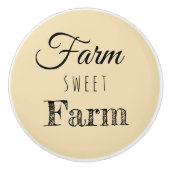 Landwirtschaft süße Landwirtschaft rustikal Keramikknauf (Vorderseite)