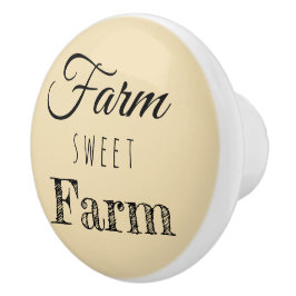 Landwirtschaft süße Landwirtschaft rustikal Keramikknauf
