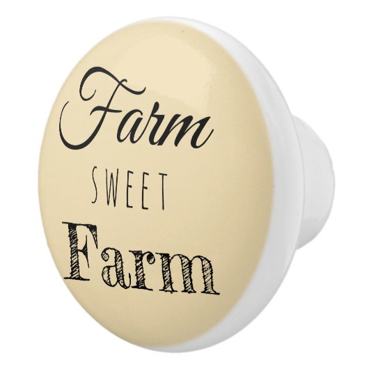 Landwirtschaft süße Landwirtschaft rustikal Keramikknauf (Rechts)