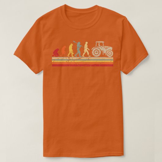 Landwirtschaft Vintager Bauer der menschlichen Evo T-Shirt (Design vorne)