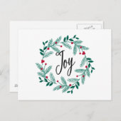 LANDWIRTSCHAFT WREATH HAND LETTERED POSTKARTE (Vorne/Hinten)