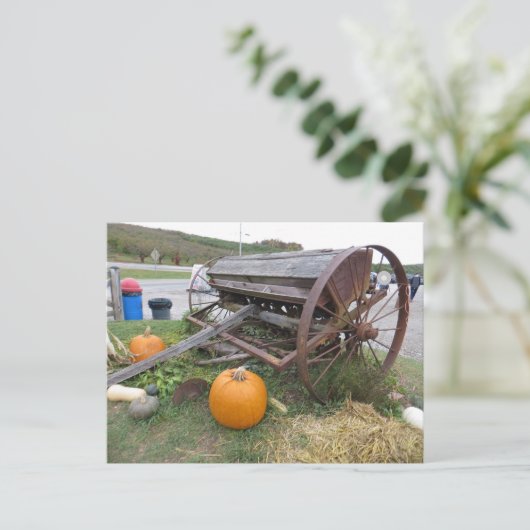 landwirtschaftliche Ausrüstung Postkarte (Stehend Vorderseite)