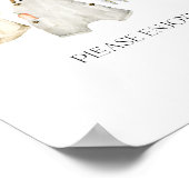 Landwirtschaftliche Babydusche Poster (Ecke)