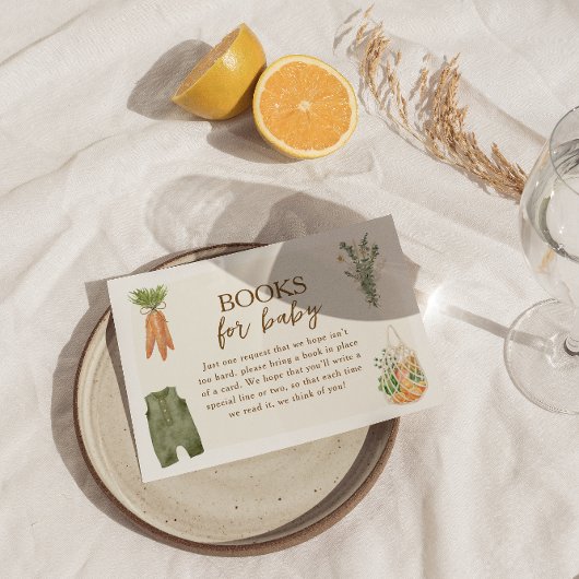 Landwirtschaftliche Bauernmarktbücher für Kinder Begleitkarte