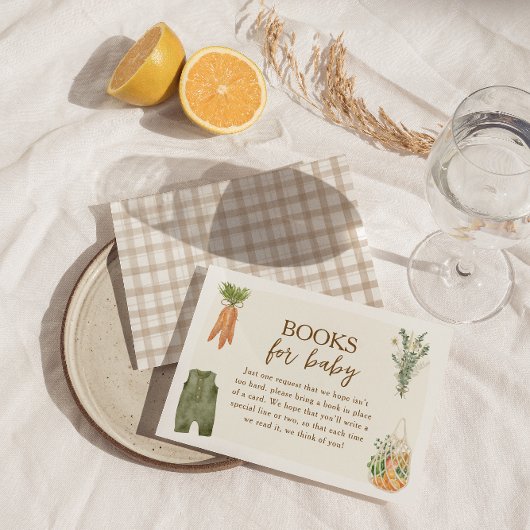 Landwirtschaftliche Bauernmarktbücher für Kinder Begleitkarte