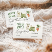 Landwirtschaftliche Boho Babydusche Windeln Begleitkarte