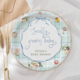 Landwirtschaftliche Boy Baby Dusche Pappteller