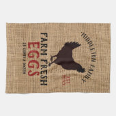 landwirtschaftliche 🥚 🐓 Eier Geschirrtuch (Horizontal)