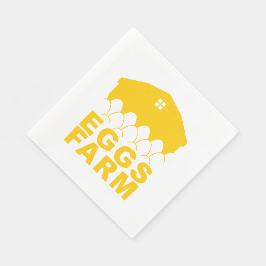 landwirtschaftliche Eier Napkins Serviette (Ecke)