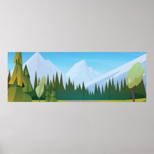 Landwirtschaftliche Felder Poster (Vorne)