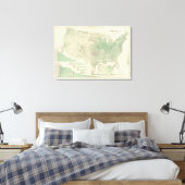 landwirtschaftliche Flächen nach Landkreisen Leinwanddruck (Insitu (Schlafzimmer))