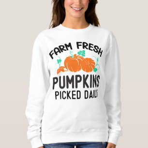 LANDWIRTSCHAFTLICHE FRISCHE PUMPKINS TÄGLICH GESPE SWEATSHIRT