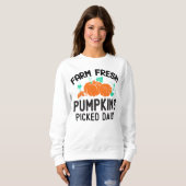 LANDWIRTSCHAFTLICHE FRISCHE PUMPKINS TÄGLICH GESPE SWEATSHIRT (Vorne ganz)