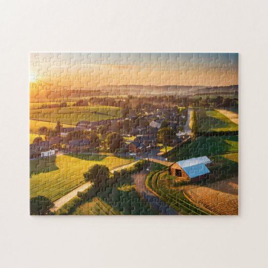 Landwirtschaftliche Gemeinschaft 4 Das Puzzle des (Horizontal)