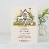 Landwirtschaftliche Hochzeit Einladung (Stehend Vorderseite)