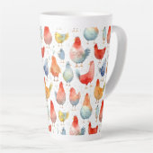 Landwirtschaftliche Hühner Milchtasse (Rechte Ecke)