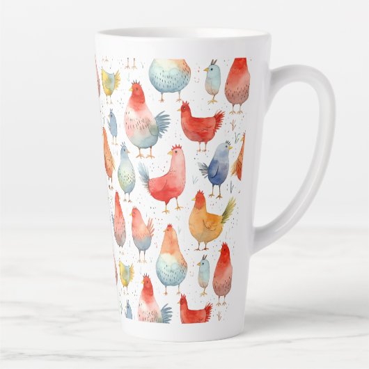 Landwirtschaftliche Hühner Milchtasse (Rechts)