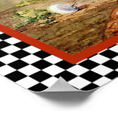 Landwirtschaftliche Hühner Poster (Ecke)