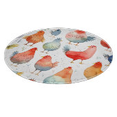 Landwirtschaftliche Hühner Schneidebrett (Ecke)