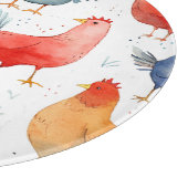 Landwirtschaftliche Hühner Schneidebrett (Ecke)