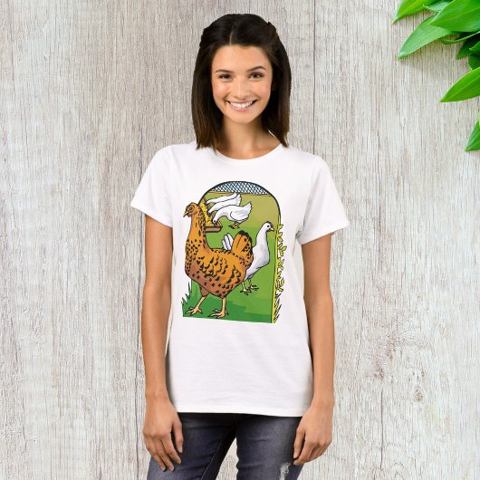 Landwirtschaftliche Hühner T-Shirt