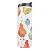 Landwirtschaftliche Hühner Thermosbecher (Nach links gedreht)