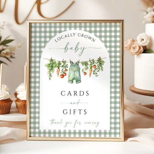 Landwirtschaftliche Karten und Geschenke für Gemüs Poster
