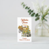 Landwirtschaftliche Kleinlandwirtschaft - Visitenk Visitenkarte (Stehend Vorderseite)