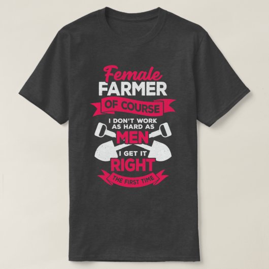 Landwirtschaftliche Landwirtschaft Bauer Mädchen G T-Shirt (Design vorne)