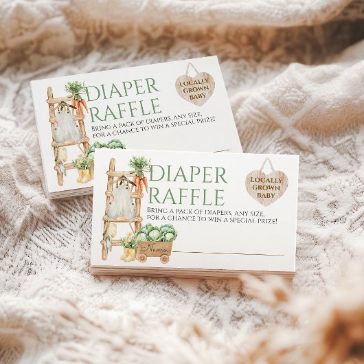 Landwirtschaftliche Landwirtschaft Rustikale Babyd Begleitkarte