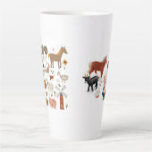 Landwirtschaftliche Lebensdauer Latte Tasse (Vorderseite)