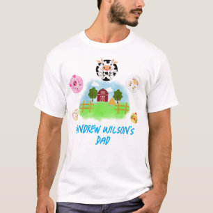 Landwirtschaftliche Nutztiere Vater des Geburtstag T-Shirt