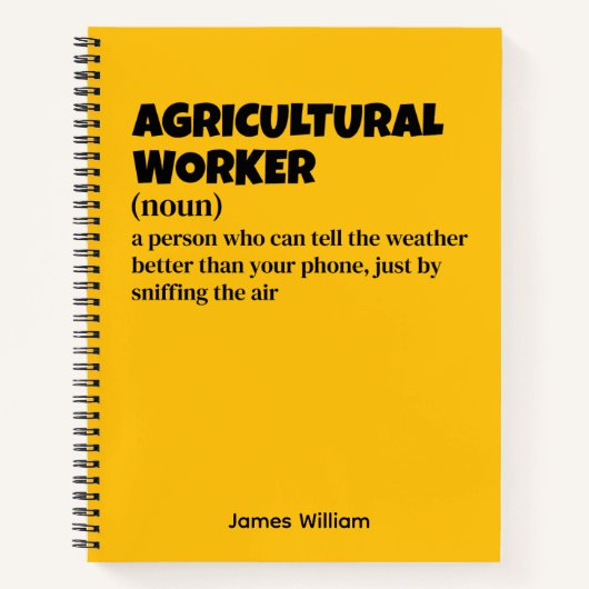 Landwirtschaftliche Nutzungsdauer - Definition der Notizblock (Vorderseite)