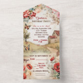 Landwirtschaftliche Party Einladung (Innen Boden)