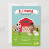 LANDWIRTSCHAFTLICHE PARTY EINLADUNG (Vorderseite)