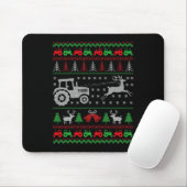 Landwirtschaftliche Rentierfarm Bauer Ugly Ch Mousepad (Mit Mouse)