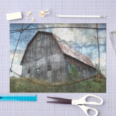 Landwirtschaftliche Rustikale Vintage Textur Seidenpapier (Handwerk)