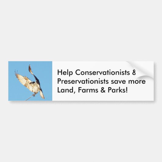 Landwirtschaftliche Schutzgebiete Parks Autoaufkle Autoaufkleber (Vorne)